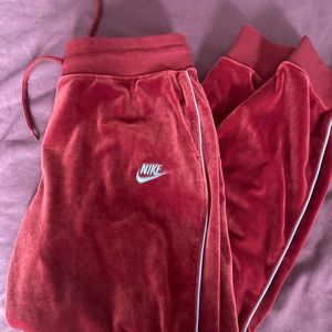 velvet nike sweats